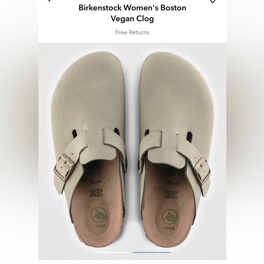 Birkenstock womens Boston vegan clog